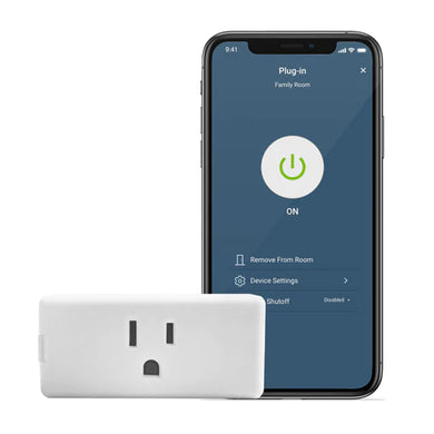 Decora Smart Wi-Fi Mini Plug-In Switch, Works with Hey Google, Alexa, Apple HomeKit/Siri, and Anywhere Companions, No Hub Required, 2nd Gen: 15A General Use, 5A LED/CFL. 
