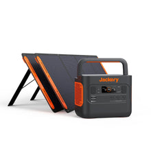 Load image into Gallery viewer, The Solar Generator 2000 Pro delivers a colossal charging capacity of 2,160Wh and can be fully charged with 6 SolarSaga 200W solar panels in only under 2.5 hours, and in just 2 hours via an AC wall outlet. Superior BMS guarantees safety and reliability.
