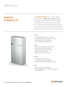 Enphase-B10T-C-1290-O, Iq Battery 10T Cover, (1X Iq Battery 10T Cover, Bracket, Screws)
