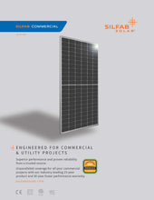 Load image into Gallery viewer, SilfabSolar-500W Solar Panel 132 Cell SIL-500-HM
