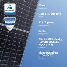 Cargar imagen en el visor de la galería, QCells solar panel-485W Solar Panel 156 cells XLG103QPD-BFG
