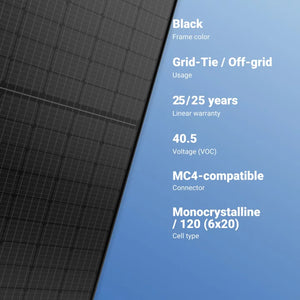 Meyer Burger-375W Solar Panel 120 Cell MB-375-HJT120-BB-T5