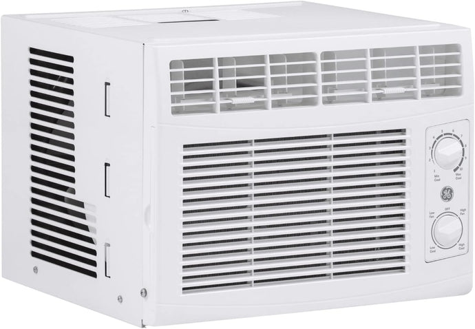 General Electric-Window Air Conditioner 5100 BTU, Efficient Cooling For Smaller Areas Like Bedrooms And Guest Rooms, 5K BTU Window AC Unit With Easy Install Kit, White