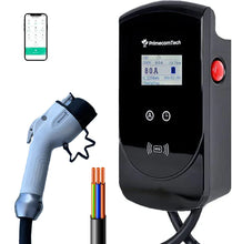 Load image into Gallery viewer, PRIMECOMTECH Level 2 EV Charger 50 Amp 11KW or  80 Amp 22kW High Power 220 Volt Level2 EV Charger Station is the perfect solution for electric vehicle owners who demand fast and reliable charging. 
