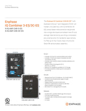 Cargar imagen en el visor de la galería, Enphase-X-IQ-AM1-240-3-ES, AC Combiner Box with Enphase IQ Envoy
