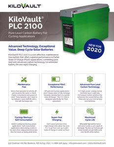 KiloVault Batteries-KiloVault PLC 2100