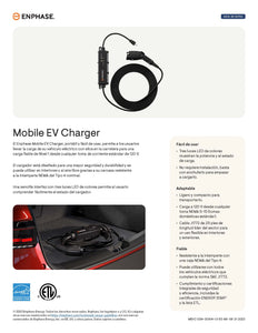 Enphase-EVSE-NA-1012-0130-X000 ( Residential EV chargers)