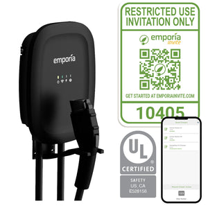 Emporia-EV Charger with ProControl Level 2  UL Listed  Charging with Access Control