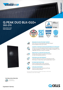 QCells solar panel-405W Solar Panel 132 Cell HQC-405MLQPG10-BK