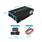 Renogy-1000W 12V Pure Sine Wave Inverter with Power Saving Mode (New Edition)