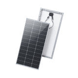 Load image into Gallery viewer, Renogy&#39;s latest innovative 220-Watt bifacial solar panel is among the best solar panels for marine and RV applications, offering up to 30% higher energy output than traditional solar panels thanks to its bifacial design that captures sunlight from both sides. Featuring premium Grade A+ monocrystalline solar cells, PERC technology, half-cut cells, 10 busbars, and bypass diode network, this monocrystalline solar panel ensures high solar cell efficiency and solar panel output.
