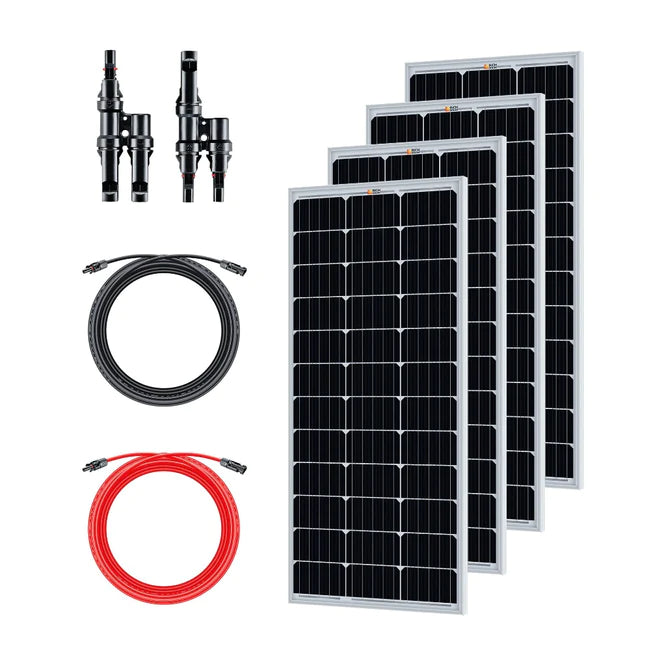 RichSolar Kit-400 Watt Solar Kit for Solar Generators Portable Power Stations