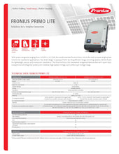 Load image into Gallery viewer, Fronius-Primo 8.2-1 208-240VAC LITE (WIFI Communication not included)
