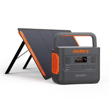 Cargar imagen en el visor de la galería, Jackery Solar Generator 1500 Pro Station charges all devices imaginable. With a battery capacity of 1512Wh, the portable design at only 37.4 lbs is perfect for outdoor usage. Explorer 1500 Pro provides industry-leading performance with its intelligent BMS with 12 forms of protection, excellent EMI design, and an unrivalled cooling system. Explore anywhere you desire!
