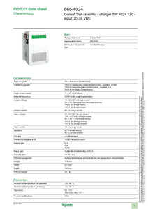 SCHNEIDER ELECTRIC-Conext SW4024-120/240 RNW8654024 Inverter