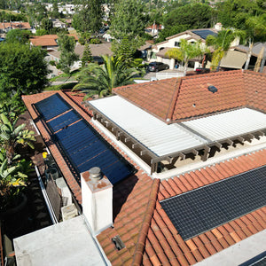 Solar Pool Supply SwimLux-Advanced Semi-Glazed Solar Pool Heating System-Special Glazing Creates Greenhouse Effect, Significantly Increasing Performance
