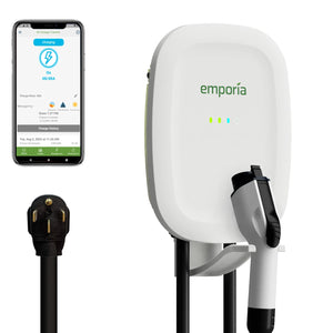 Emporia-EV Charger  NACS (Tesla) or CCS (J1772)  Energy Star  UL Listed  48 Amp  24' Cable