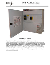Load image into Gallery viewer, MIDNITE Solar-MNXWP6848-CL150, Pre Wired Schneider Electric Conext XW PRO 6848 120/240 vac Inverter for Off grid or Battery based Grid Tie., 6800 watt 48 volt inverter. AC Bypass Assembly included, Classic 150 installed.
