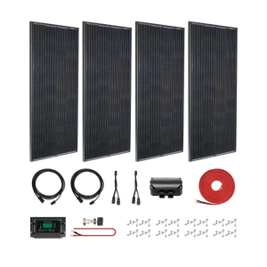 The Zamp Solar Legacy Black 760 Watt Solar Panel Deluxe Kit is the largest complete all in one system available to keep your batteries charged up when off-grid. Increase the charging potential on your overland rig or RV. 