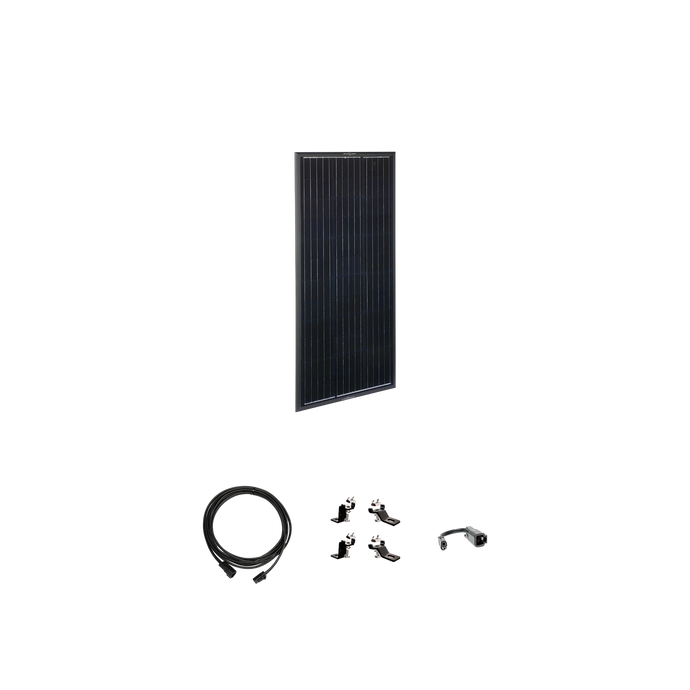 Zamp solar-AirStream (RV) OBSIDIAN® SERIES 100 Watt Solar Panel Expansion Kit
