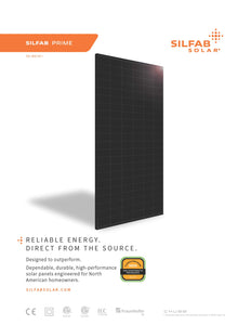 Silfab-400W Solar Panel 132 Cell SIL-400-HC+