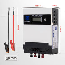 Load image into Gallery viewer, Eco-Worthy Solar-All-in-one Inverter Built in 600W 12V Pure Sine Wave Inverter &amp; 30A Controller for Off Grid System

