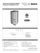 Load image into Gallery viewer, Bosch-HY035 Greensource CDi Series Air Handler
