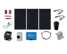 Load image into Gallery viewer, RV 12V Small Solar Charging Kit - 600W of Solarland Solar Module, Victron 100/50A Charger Controller, Wiring &amp; Breakers.
