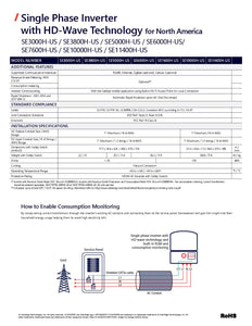 SolarEdge-SE6000H-(Grid-tied)US000BNI4 6.0kW Inverter