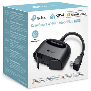 Kasa Smart-TP-Link EP40A, Wi-Fi Outdoor Plug, HomeKit