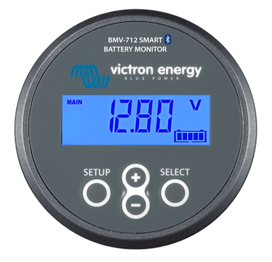 Victron Energy Battery Monitor BMV-712 Smart with Bluetooth Inside, Grey, ABS Plastic, 6,5 - 70 VDC