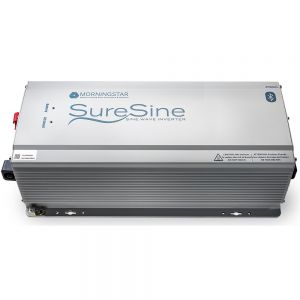 The new SureSine off-grid inverter line is comprised of six new models from 150W - 2,500W with 120 or 230V output and 12, 24 or 48V DC input options to cover a wide range of off-grid applications requiring a high-performance, industrial-grade, pure sine wave inverter. They greatly expand Morningstar's inverter offering that started with the acclaimed SureSine Classic.