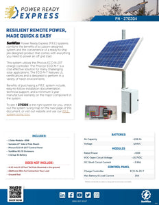 SunWize solar telcom-Power Ready Express –270304