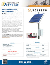 Load image into Gallery viewer, SunWize solar telcom-Power Ready Express Solisto –270385
