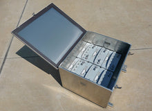 Cargar imagen en el visor de la galería, Ameresco-4BS2000BP Battery Box, Aluminum Mill, UL Listed, NEMA3R Battery Enclosure
