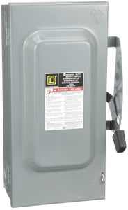 SQUARE D Electric-Square D D323N Safety Switch Fusible 100A 3P NEMA-1 240V , Single Throw