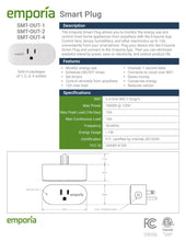 Cargar imagen en el visor de la galería, Emporia-Smart Plug Set of 2 Energy Monitoring Outlets
