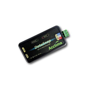 The Acclima DataSnap is  the simplest standalone SDI-12 universal data logger available on the market today. While simple to use, it has powerful features and functionality.  The DataSnap is a SDI-12 data logger that can accommodate up to 10 sensors using SDI-12. Just connect the sensor and press a button. Requires no programming language or experience.