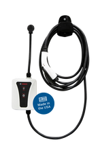 Cargar imagen en el visor de la galería, The Bosch EV400 series charging station features a sleek compact design with an industry maximum 25-foot cord.
