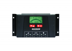 The Magnum Energy CC Series Charge Controllers by Sensata Technologies provide exceptional control and state-of-charge determination via an easy-to-read LCD display. The large display shows operating modes with the aid of symbols, and the state of charge is represented visually in the form of a level meter. Voltage, current, and an energy meter can also be displayed. The CC-40 also features an integrated USB charging port for charging smartphones and tablets.