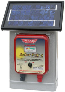 America`s first solar-powered electric fence charger!  Laser trimmed, computer precision, solid state circuitry provides reliable, powerful low impedance shock to end of the fence.  Uses free energy from the sun for maximum shock – day or night. Eliminates need for expensive battery replacement or inconvenient recharging.