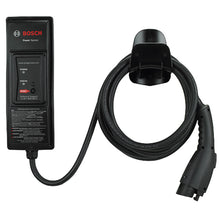 Cargar imagen en el visor de la galería, Bosch EV810 uses a fully-sealed enclosure to provide reliable charging in any condition. An adjustable power output ranges from 12 - 32 amps to help you find the most efficient charge for your electric vehicle and existing wiring. A convenient plug-in option and wall mounting plate allows for the EV810 to be easily moved.
