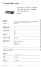 Cargar imagen en el visor de la galería, Schneider Electric-APC SRVSL1KRARK  Easy UPS On-Line Li-Ion SRVL RT 1000VA 120V with Rail Kit
