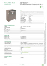 Load image into Gallery viewer, SQUARE D Electric-EE 100KVA-1PH-600V-120/240V-150CAL-C2
