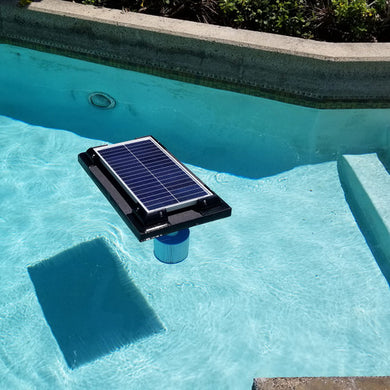 ave money and energy with the floating, solar-powered Savior NCSF30 pool pump and filter system from Natural Current, which runs silently from just the power of the sun. You'll be able to turn off your inefficient, noisy, and expensive-to-operate pool equipment and both reduce pollution and save money. The Savior eliminates over 17,000 pounds of pollution per year and it can pay for itself in as few as 7 months.