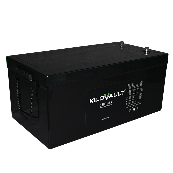KiloVault Batteries-KiloVault HLX+ 3600Wh Lithium Deep Cycle Battery - 12V (3600 HLX+ UL)