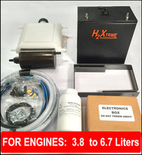 Load image into Gallery viewer, Medium size H2XTRME HHO KIT for all engine sizes: ranging from 3.8 LITERS TO 6.7 LITERS  This BRAND NEW Medium sized H2XTRME HHO Generator is the most advanced on demand hydrogen generator available today with so many internal innovations that we have filed new patents pending. 
