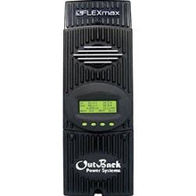 Cargar imagen en el visor de la galería, The Outback Power FLEXmax line of charge controllers stand out among their competition as one of the very best and most versatile controllers available. OutBack’s advanced MPPT algorithm delivers as much as 30% more power to your batteries vs standard PWM controllers and other types of chargers.
