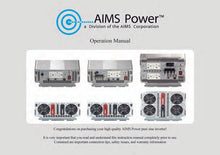 Cargar imagen en el visor de la galería, AimsPower-5000 Watt Pure Sine Power Inverter- 48V 50/60 hz- Industrial

