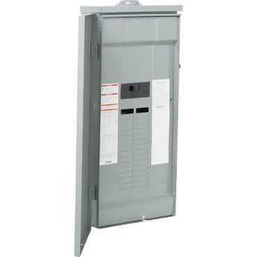 SQUARE D Electric-Main Breaker Convertible Loadcenter; 120/240 Volt AC, 200 Amp, 30 Space, 30 Circuit, 1 Phase